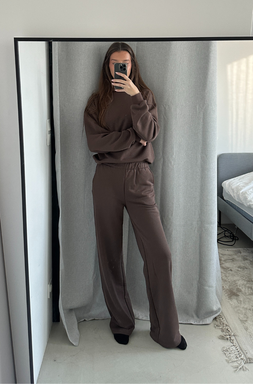 Meg sweatpants chocolate