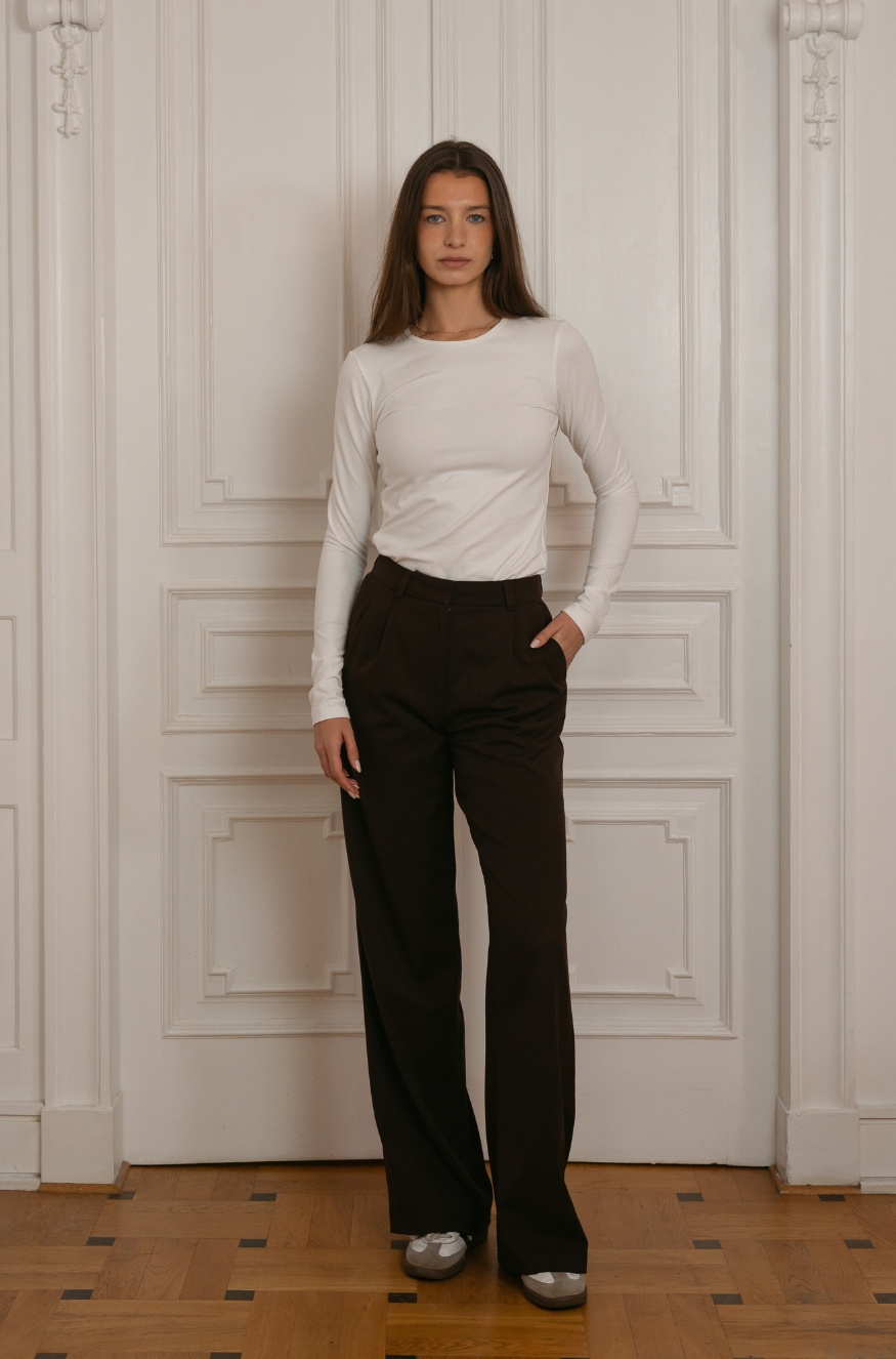 Spodnie Noemi espresso