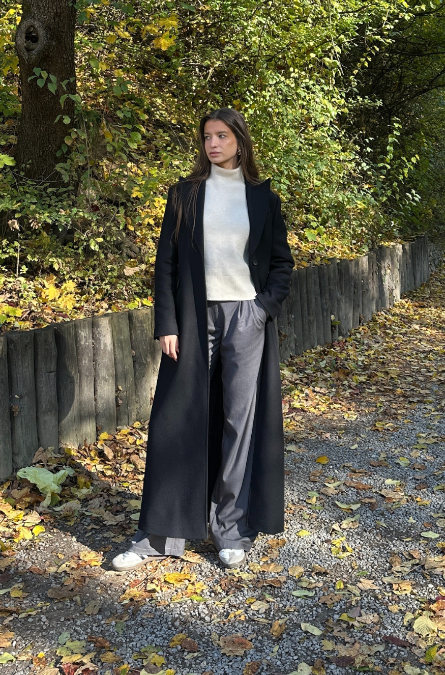 PRE-ORDER Płaszcz Lumo czarny