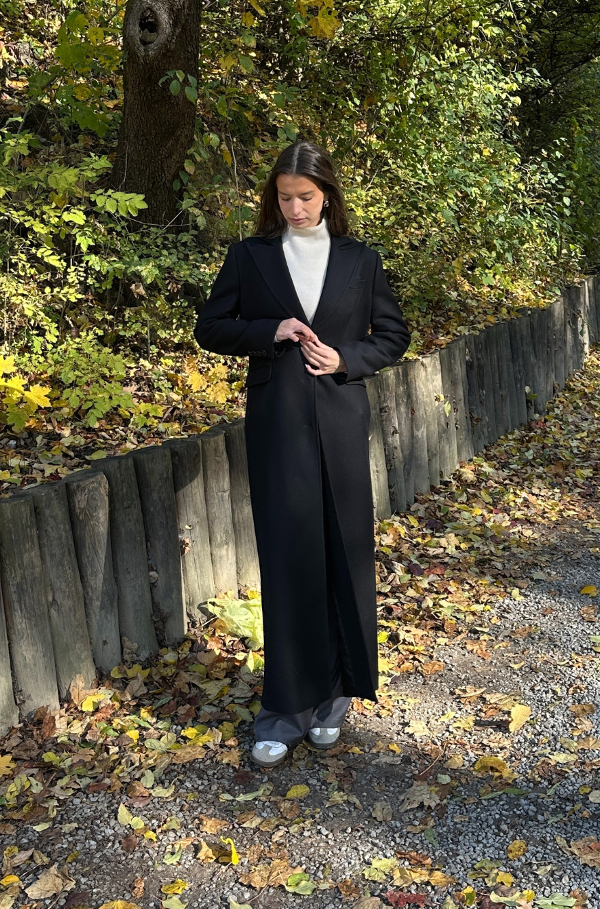 PRE-ORDER Płaszcz Lumo czarny